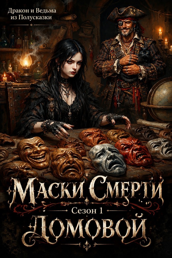 Маски Смерти. Сезон 1. Домовой - Дракон и Ведьма из Полусказки