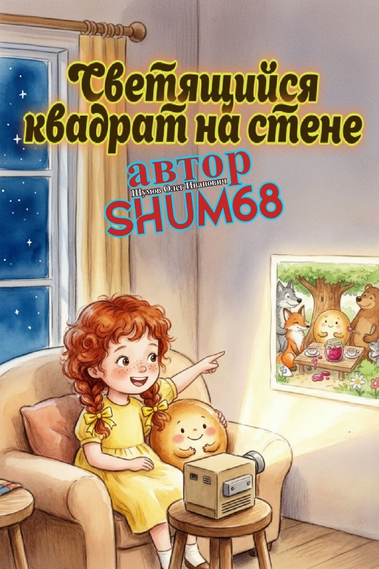 «Светящийся квадрат на стене» - Шумов Олег Иванович