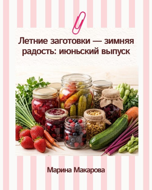 Летние заготовки — зимняя радость: июньский выпуск - Marina Makarova